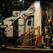 Ann Arbor firefighters work to put out a fire at Broadway Auto Care on Monday night. Melanie Maxwell I AnnArbor.com